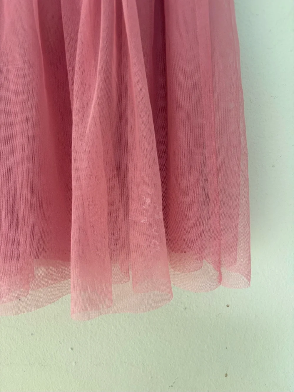 wonder nation Pink Short-Sleeve Tulle Skirt Dress with Heart Graphic